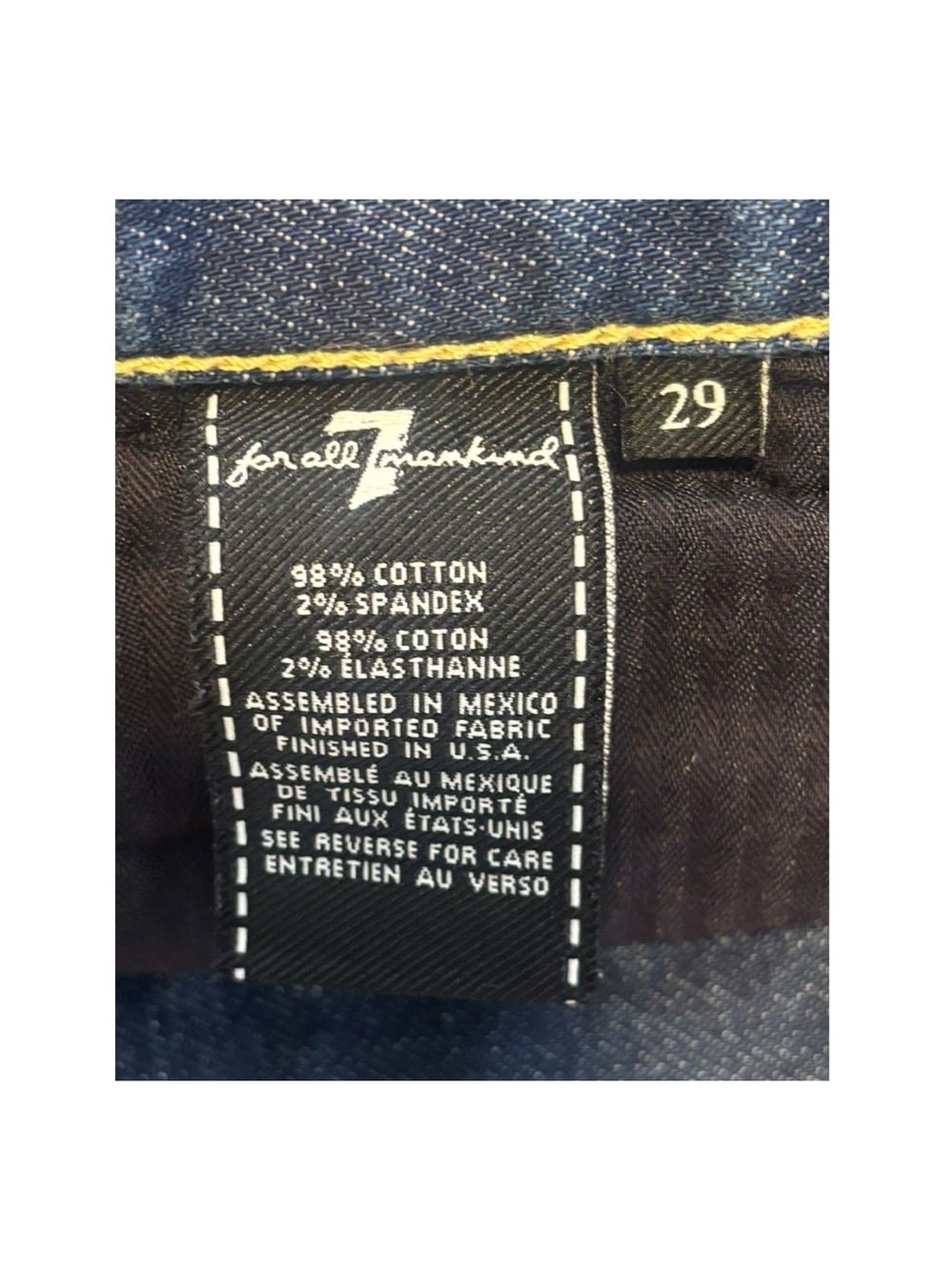 7 For All Mankind Denim Cutoff Shorts - Picture 4 of 4